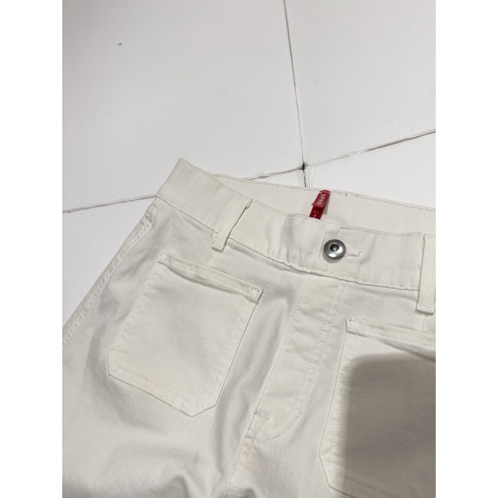 Spanx Women's Cropped Wide Leg Jeans SPANXshape EveryWear Patch Pocket Stretch M - Picture 8 of 14